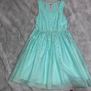 Blue sparkly dress